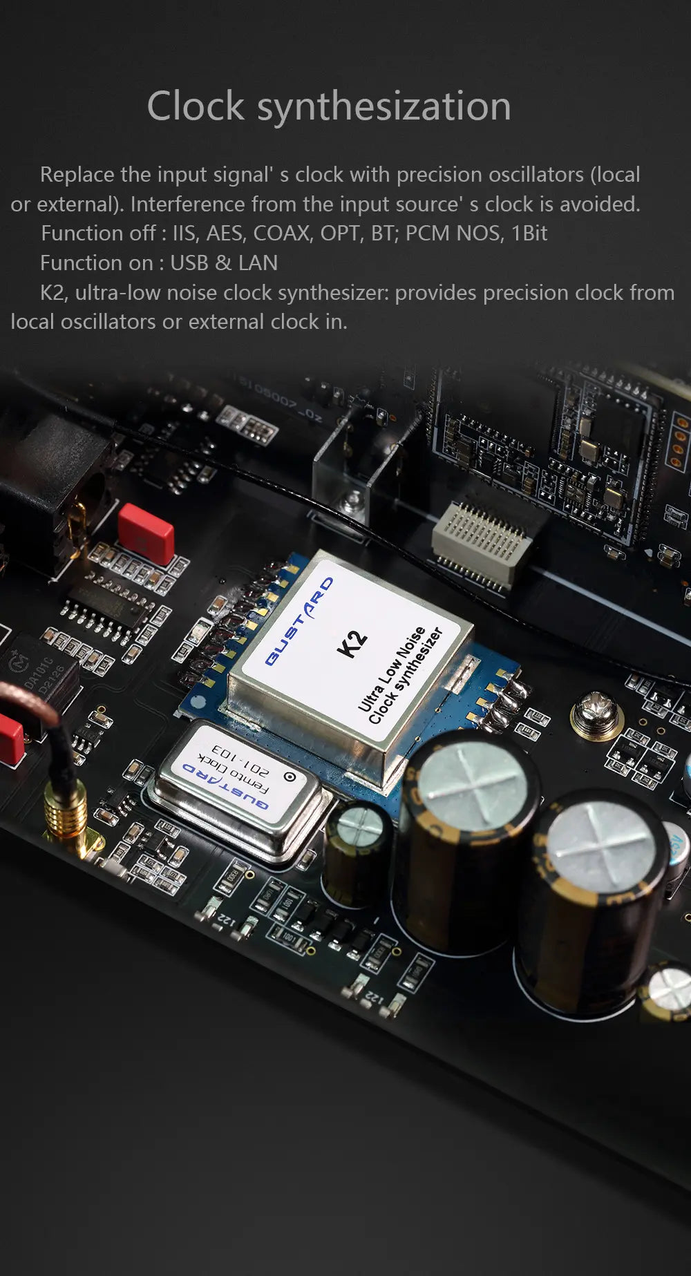 Gustard r26 clock internals