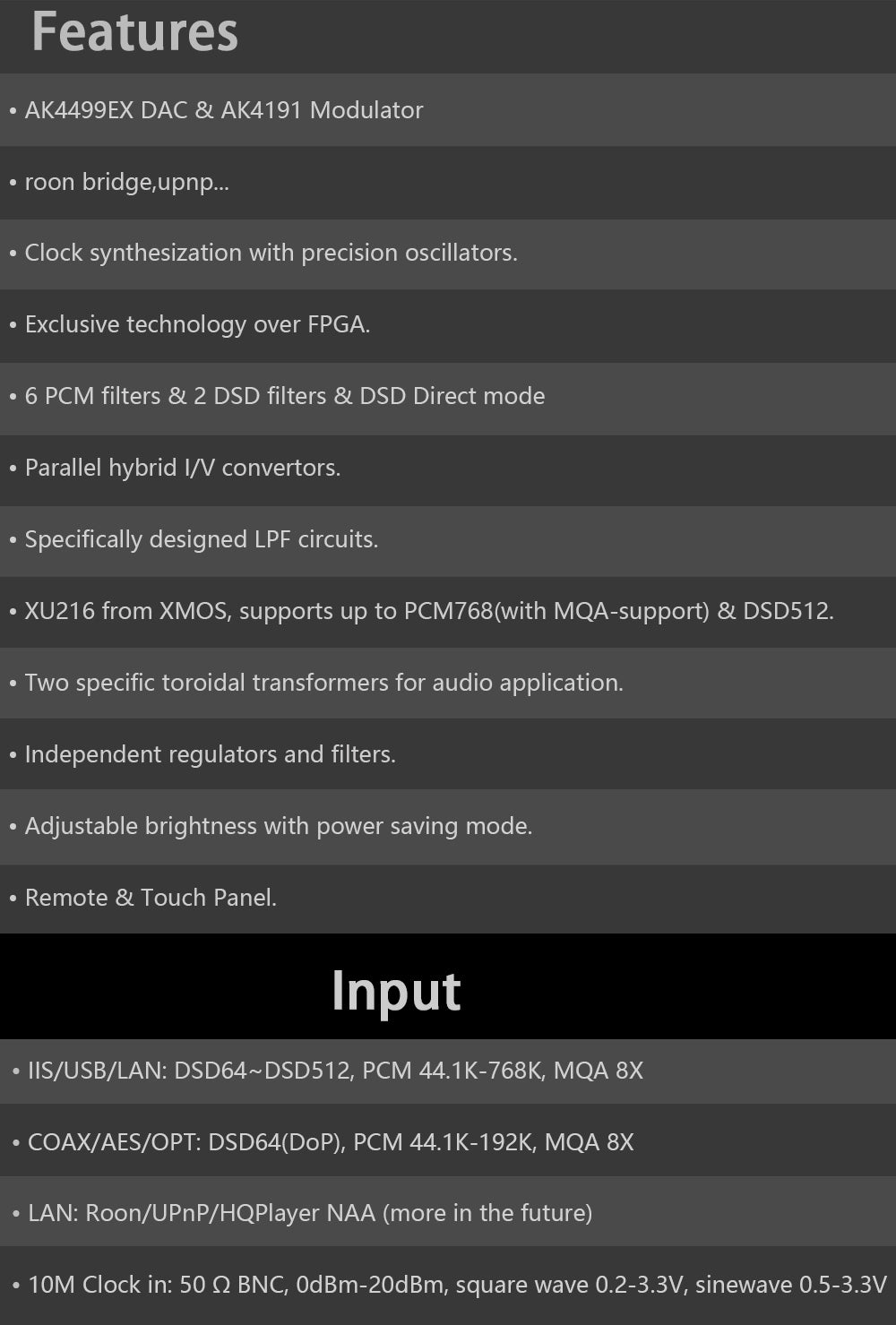 Gustard a26 features and specs