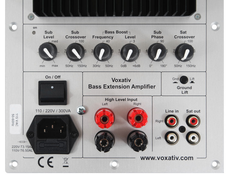 Voxativ Pi bass crossover controls