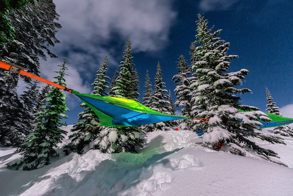 tentsile hammock in snow