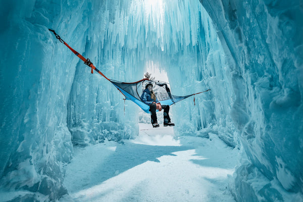 hammock in ice cave