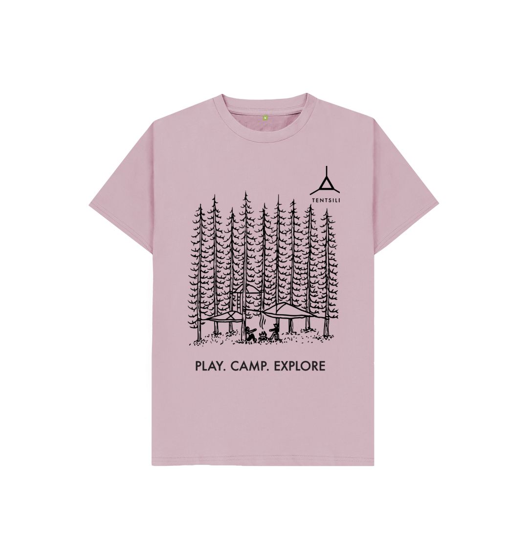 Kids Unisex "Play, Camp, Explore" Tree