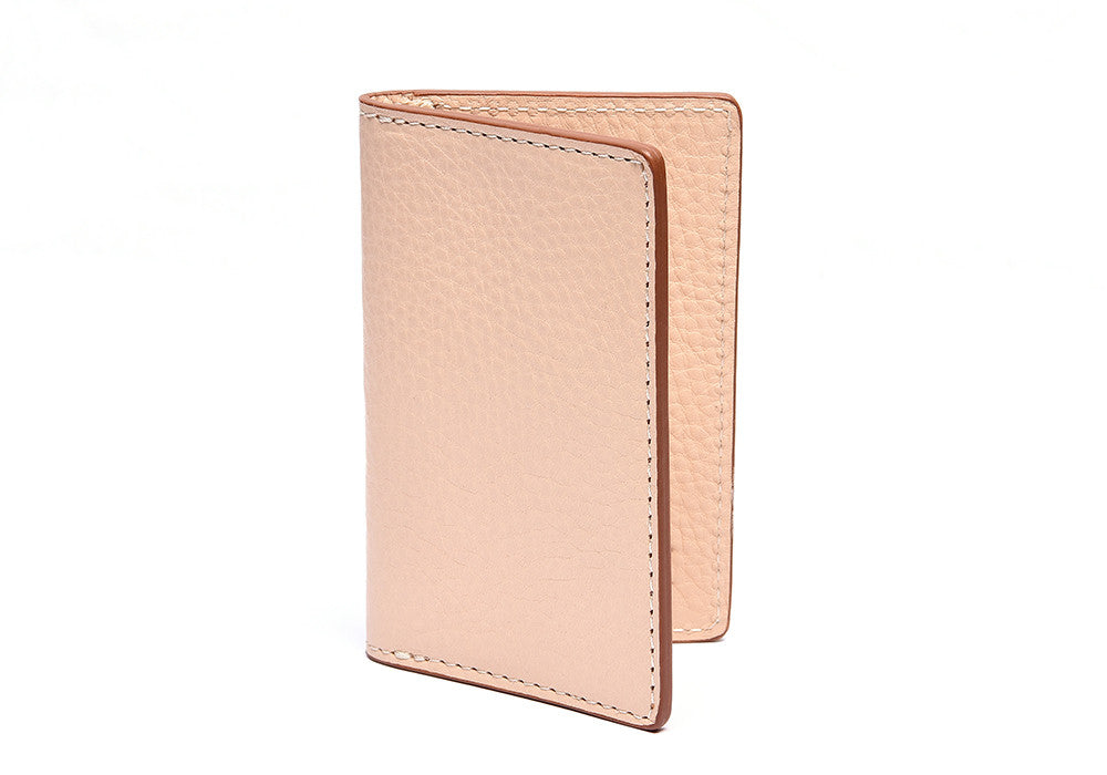 Leather Folding Card Wallet · Lotuff Leather