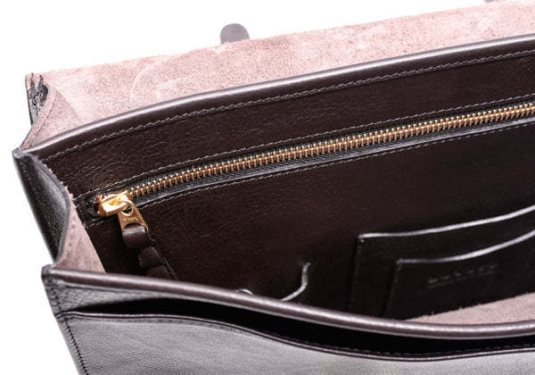 English Briefcase - Handmade Leather Briefcases and Bags · Lotuff Leather