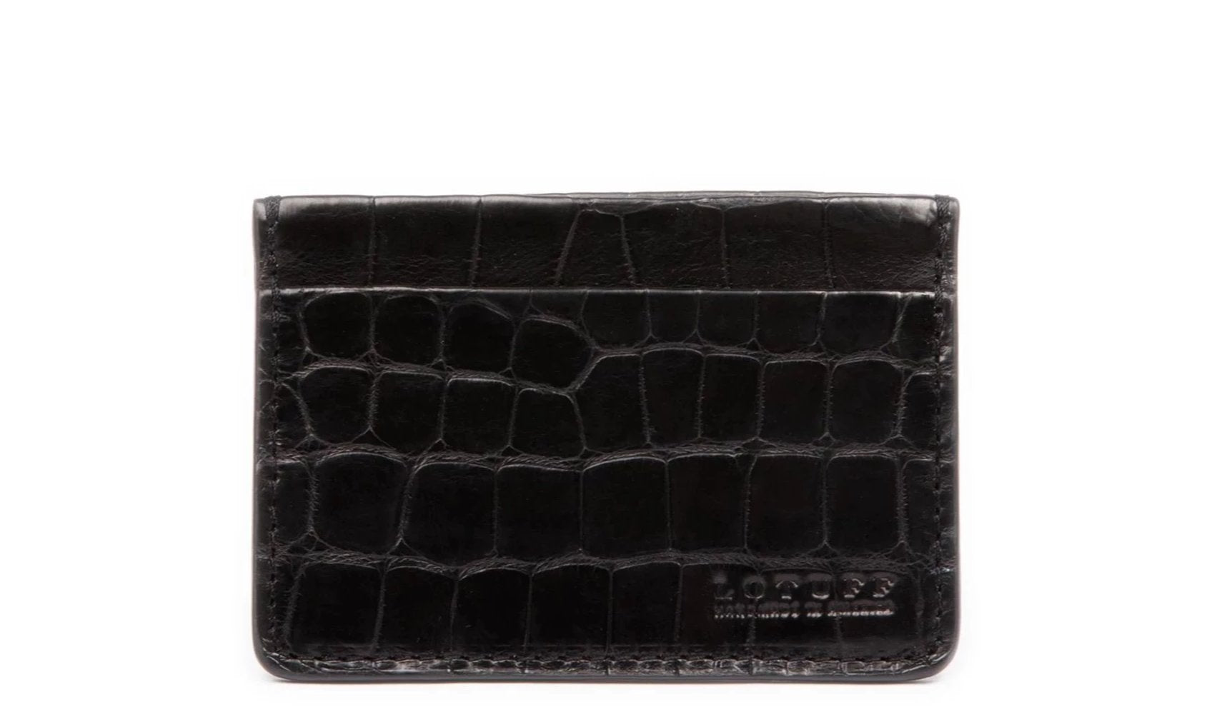 Alligator Card - Handmade Men's Wallets · Lotuff Leather