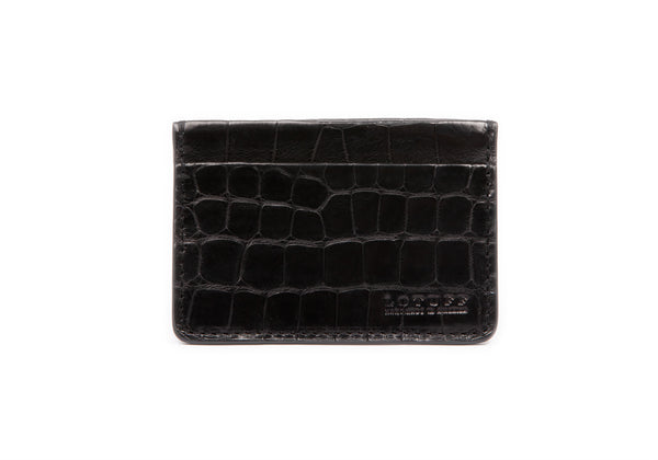Alligator Credit Card Wallet - Handmade Men's Wallets · Lotuff Leather