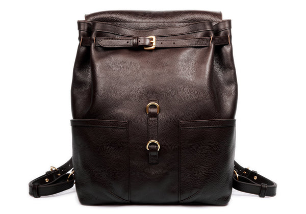 Leather Knapsack - Handmade Leather Bag · Lotuff Leather