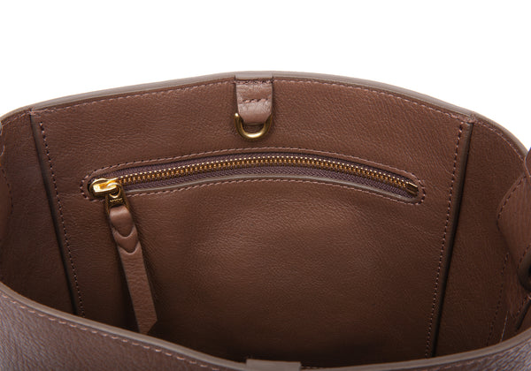 The Mini Leather Bucket Shoulder Bag - Handmade Women's Leather Bag ...