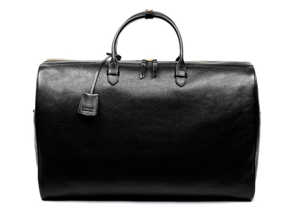 No. 12 Weekender Bag - Handmade Leather Duffle Bag · Lotuff Leather