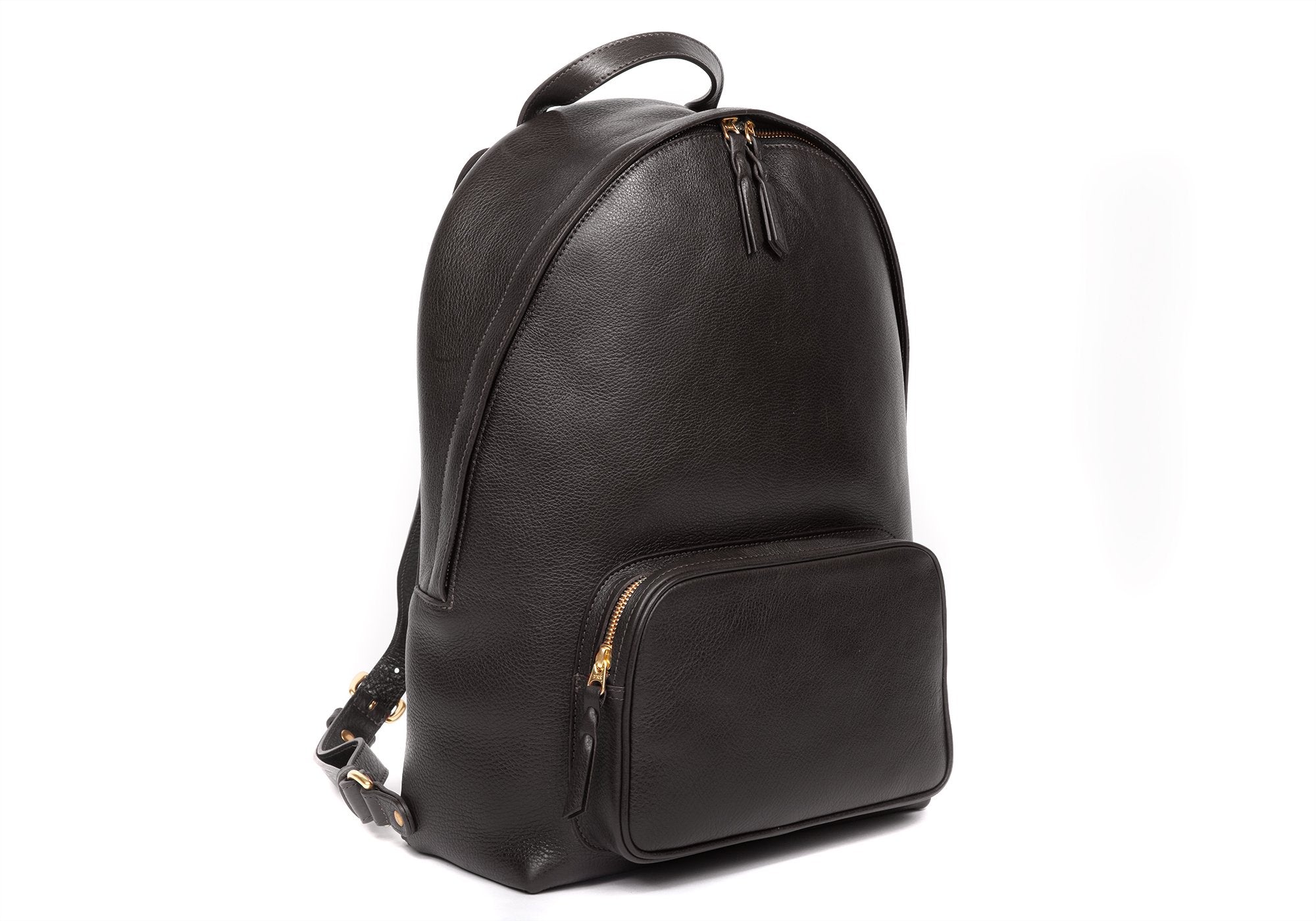 Leather Zipper Backpack - Handmade Leather Bag · Lotuff Leather