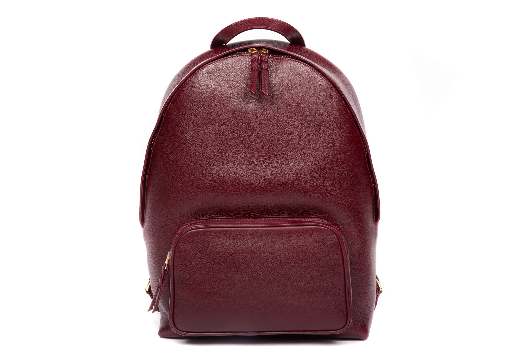 Leather Zipper Backpack - Handmade Leather Bag · Lotuff Leather