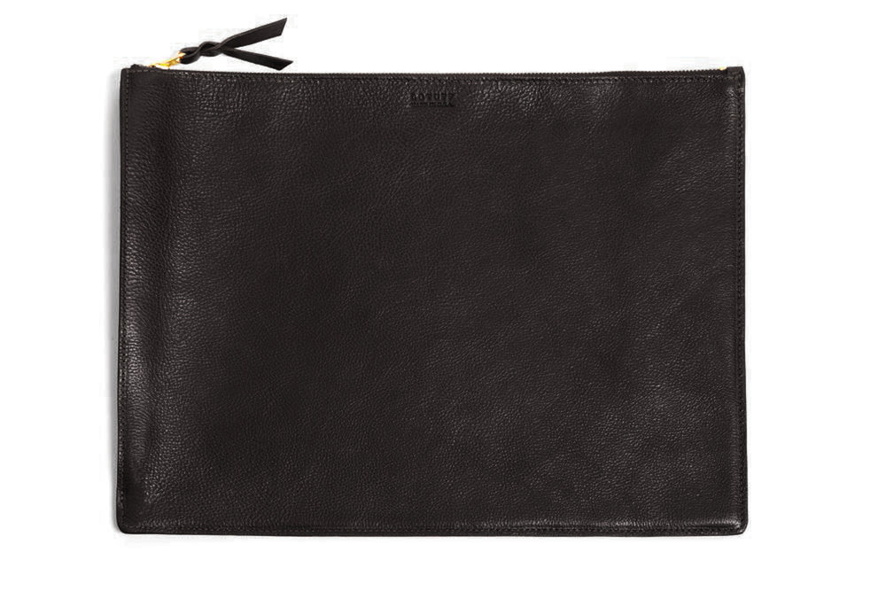 Zipper Document Pouch - Handmade Leather Document Case · Lotuff Leather