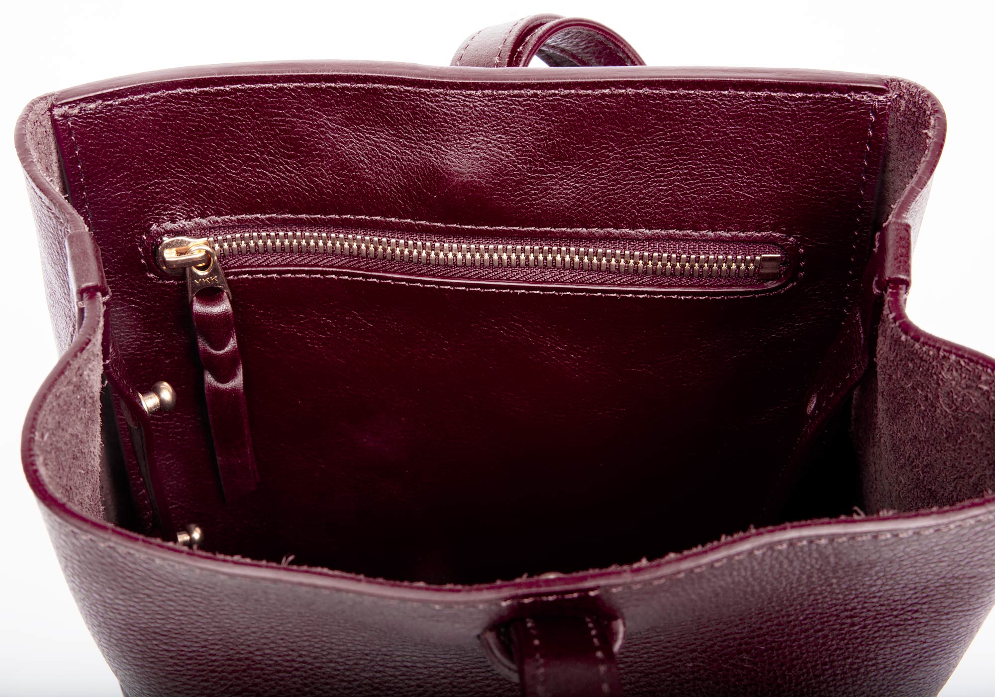 The Mini Sling Backpack -Handmade Leather Backpack and Mini Bucket Bag ...