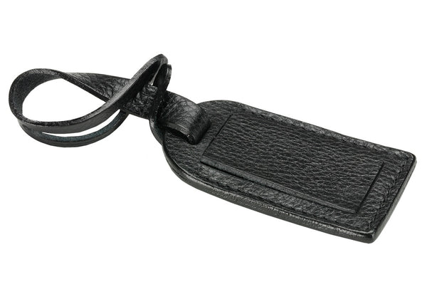 Leather Luggage ID Tag - Leather Travel Accessory