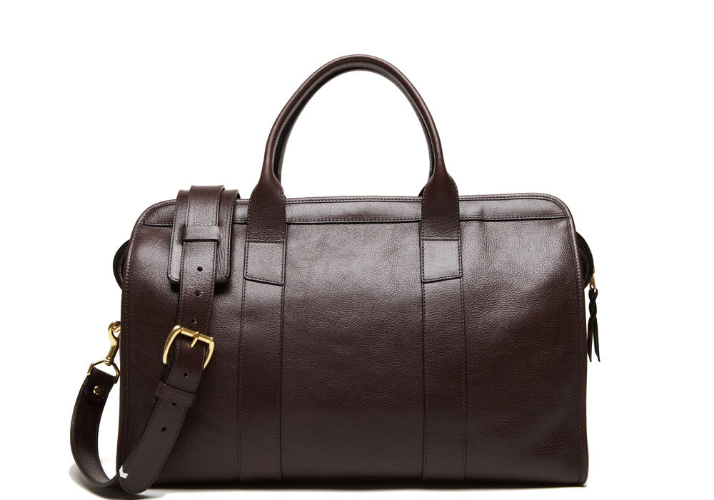 Small Leather Duffle - Handmade Leather Bag · Lotuff Leather