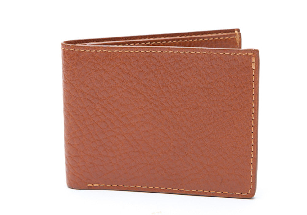 Two-Pocket Leather Bifold Wallet - Handmade Men's Wallet · Lotuff Leather