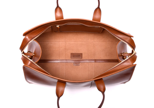 Bridle Duffle Travel Bag - Handmade Leather Bags · Lotuff Leather