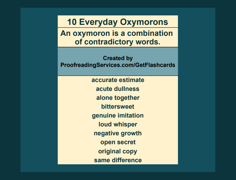 10-common-oxymorons