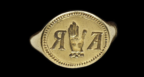 England Signet Ring 1600- 1650 ad