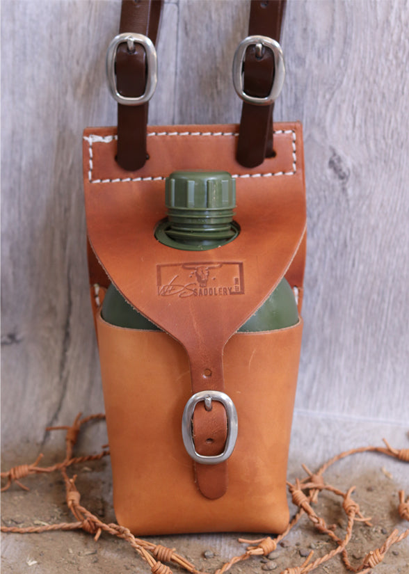 Leather Yeti Water Bottle 20 Oz Holder Beer Drink Keeper Hunting Water  Bottle Pouch Water Bottle Sling for Belt Water Bottle Carrier Holster 