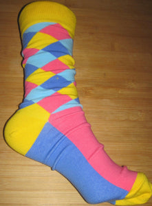 Fun Patterns Cotton blend Socks -16 colour choices