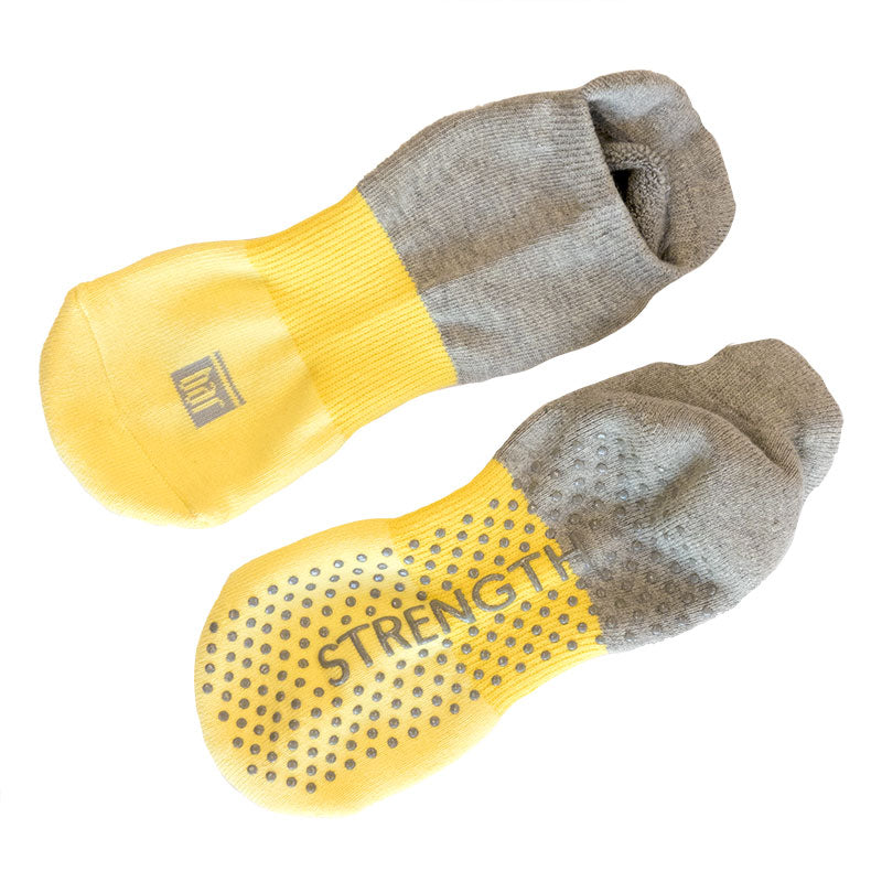 yellow grip socks