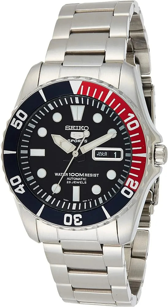 Beste Seiko Pepsi-Uhren: Seiko 5 Sea Urchin SNZF15 Pepsi