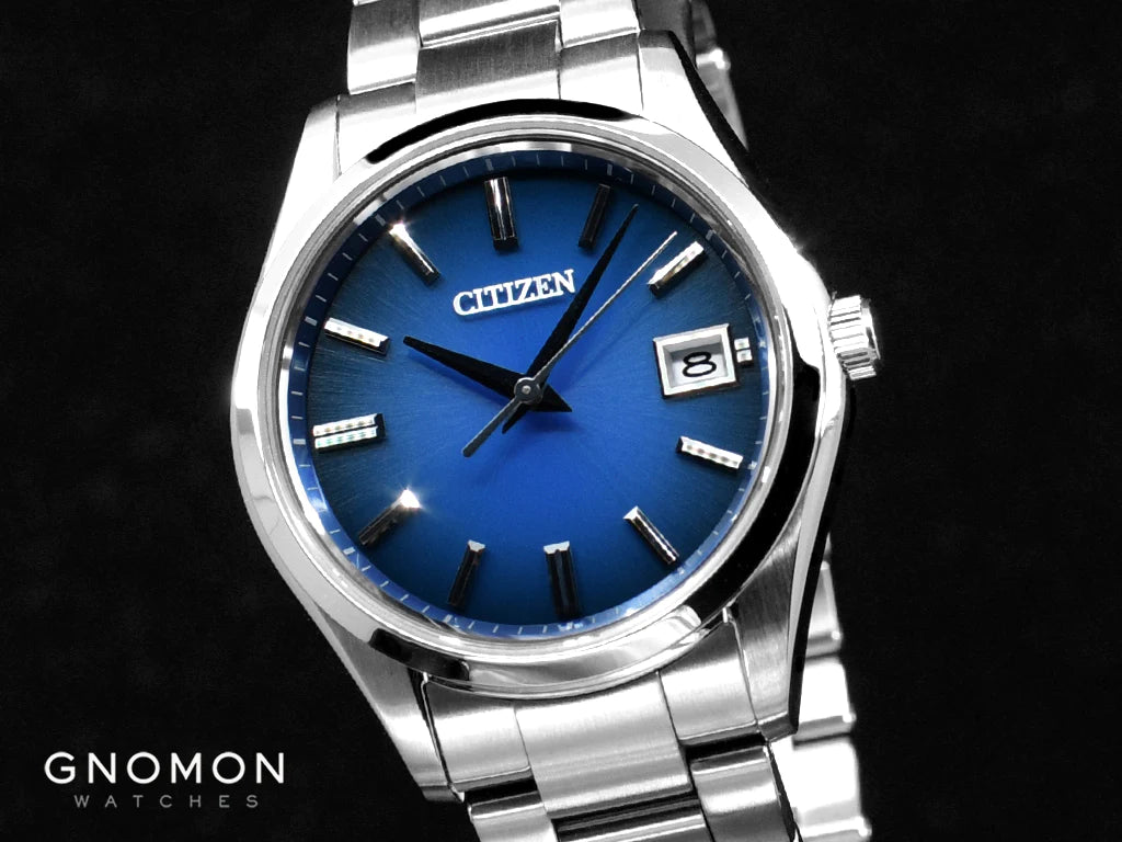 Best Eco-Drive Watches: Citizen Eco-Drive Fumé Blue Ref. AQ4000-51L