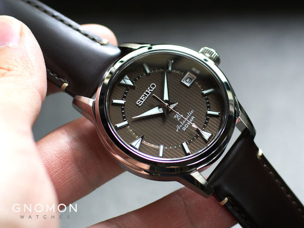 Prospex 1959 Alpinist Re-Interpretation Weave Brown - Leather Ref. SBD –  Gnomon Watches