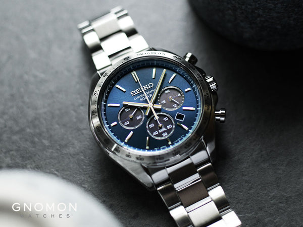 Selection Solar Chronograph Blue Ref. SBPY163 – Gnomon Watches
