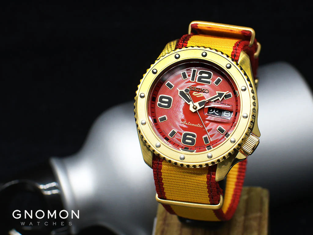 Goldene Herrenuhr, Seiko 5 Sports Street Fighter Series Zangief „Iron Cyclone“