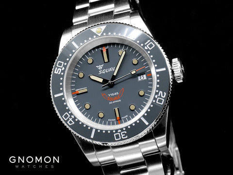 7 Best Starter Watches: Squale 30 ATMOS Ref.1545 Grey