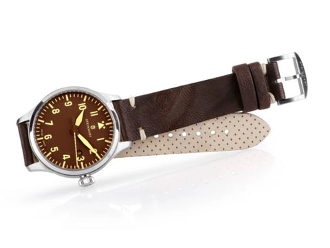 Steinhart Nav B-Uhr 42 A-Muster Vintage Brown