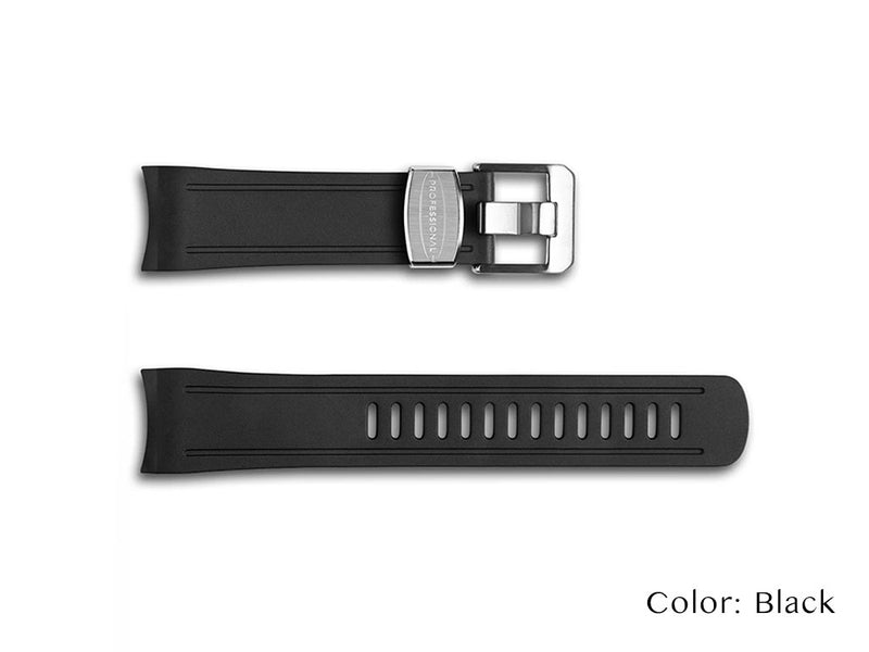 Seiko Shogun Series (CB04) - Curved End Rubber Strap – Gnomon Watches