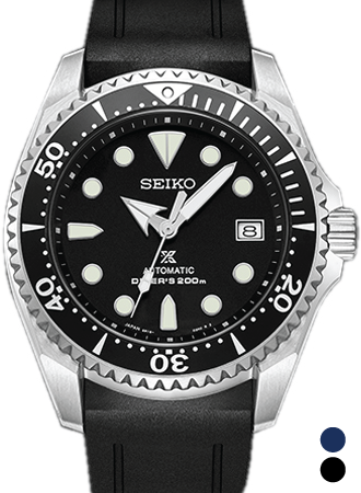 Seiko Shogun Series (CB04) - Curved End Rubber Strap – Gnomon Watches