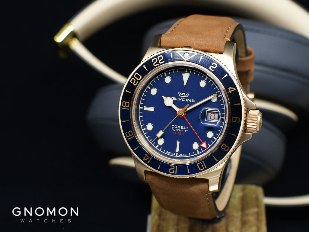 Combat SUB 42 Sports Bronze GMT Blue Ref. GL0317 – Gnomon Watches