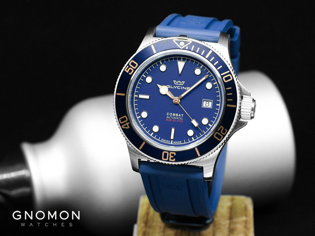 Combat SUB 42 Blue Gilt Ref. GL0327 – Gnomon Watches