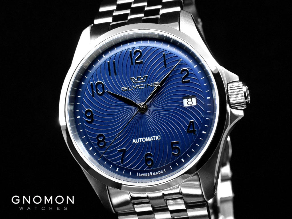 Glycine Combat 6 L Bleu Réf. GL0347