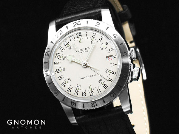 Glycine Airman Contemporary Worldtimer GMT Quartz Black Dial Men's Watch  GL1029 | eBay