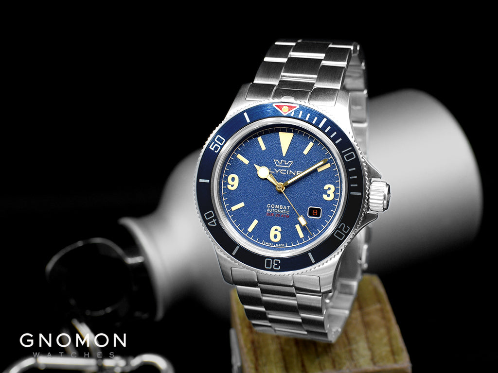 Combat SUB 42 Vintage Blue Ref. GL0416 – Gnomon Watches