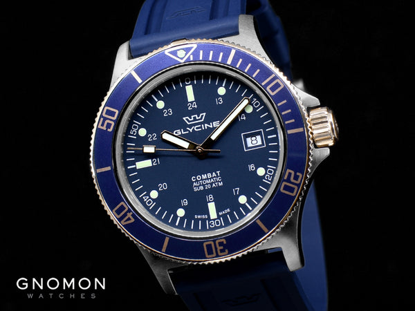 Glycine Combat SUB 42 Blue Macaw Ref. GL0432