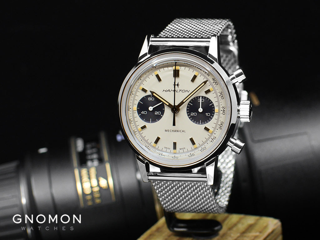 Hamilton American Classic Intra-Matic Chronograph H White - Bracelet Ref. H38429110