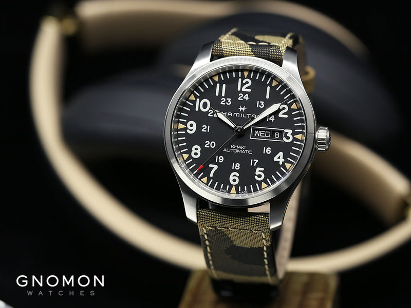 hamilton khaki field day date automatic