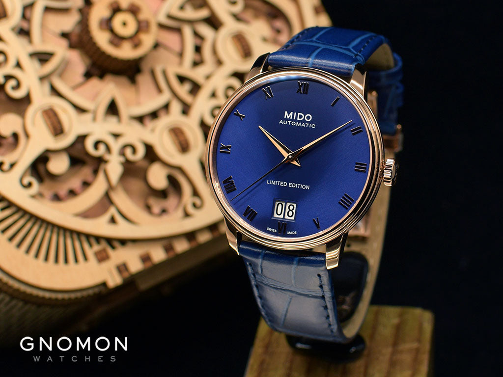 Mido Baroncelli Big Date Blue Ref. M027.426.36.043.00