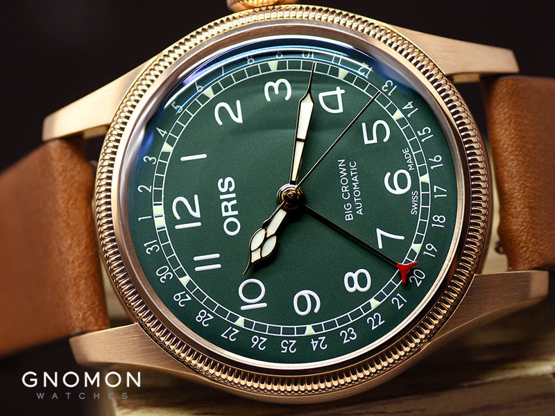 The dial of Big Crown Pointer Date 80th Anniversary Edition Ref. 01 754 7741 3167-07 5 20 58BR