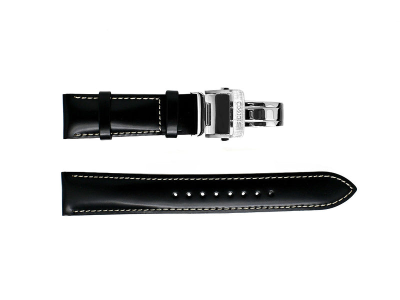 Total 64+ imagen seiko 20mm leather strap