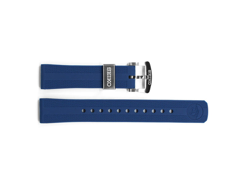 Total 59+ imagen seiko rubber strap blue