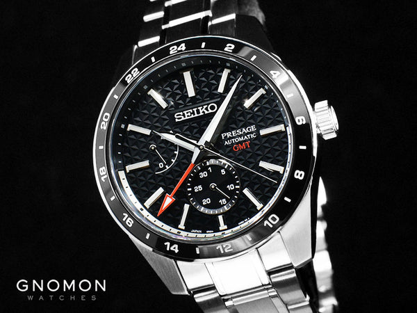 Seiko Presage Sharp Edged GMT “Sumi-Iro” Ref. SARF005