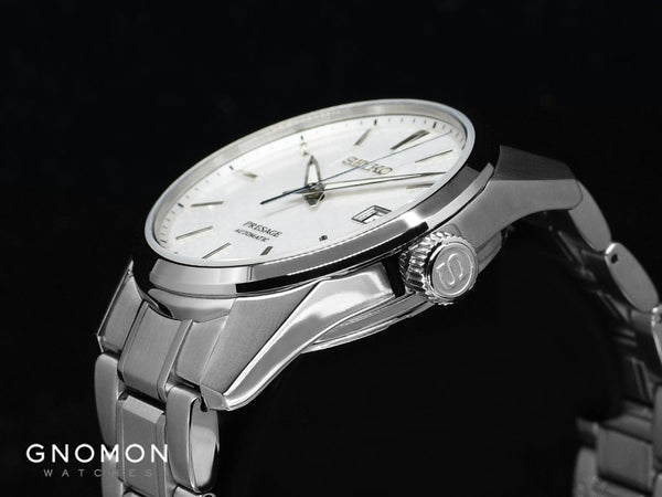 Presage Automatic Sharp Edged Shironeri White Ref. SARX075 – Gnomon Watches