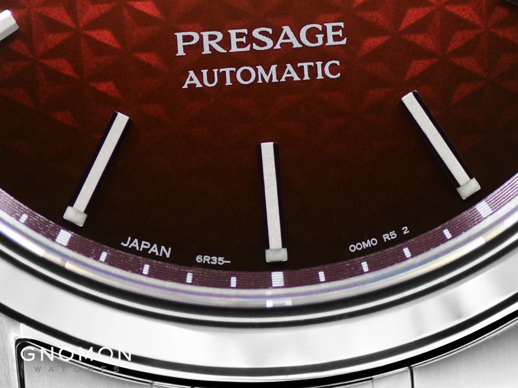 Presage Automatic Sharp Edged Red Ref. SARX089 – Gnomon Watches